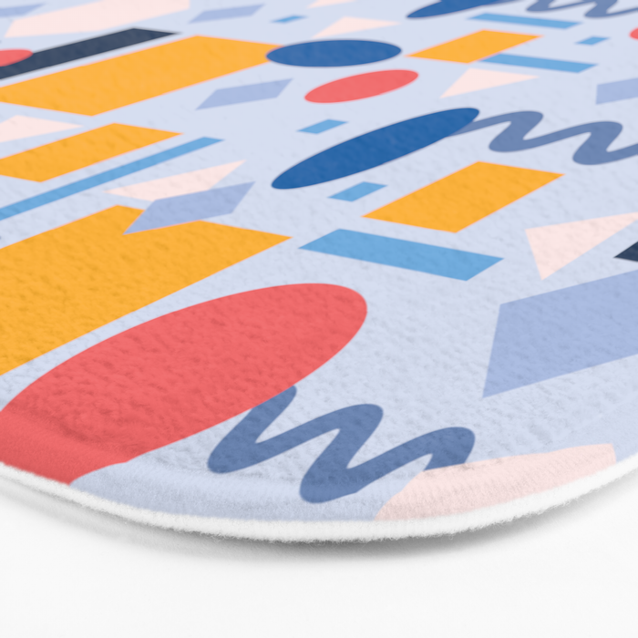 Geometrical Pattern Bath Mat Gallery Image 3