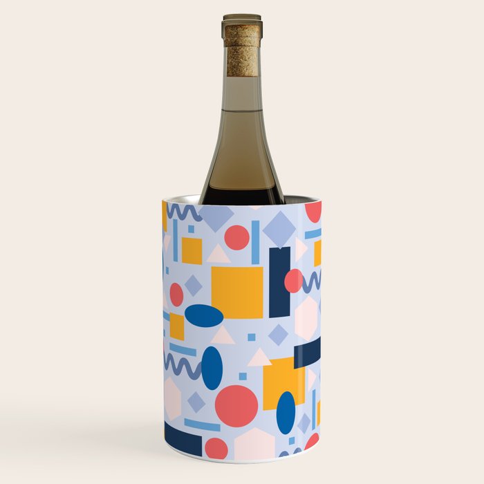 Geometrical Pattern Wine Chiller Gallery Image 1