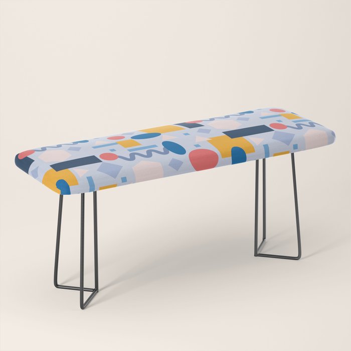 Geometrical Pattern Bench Gallery Image 1