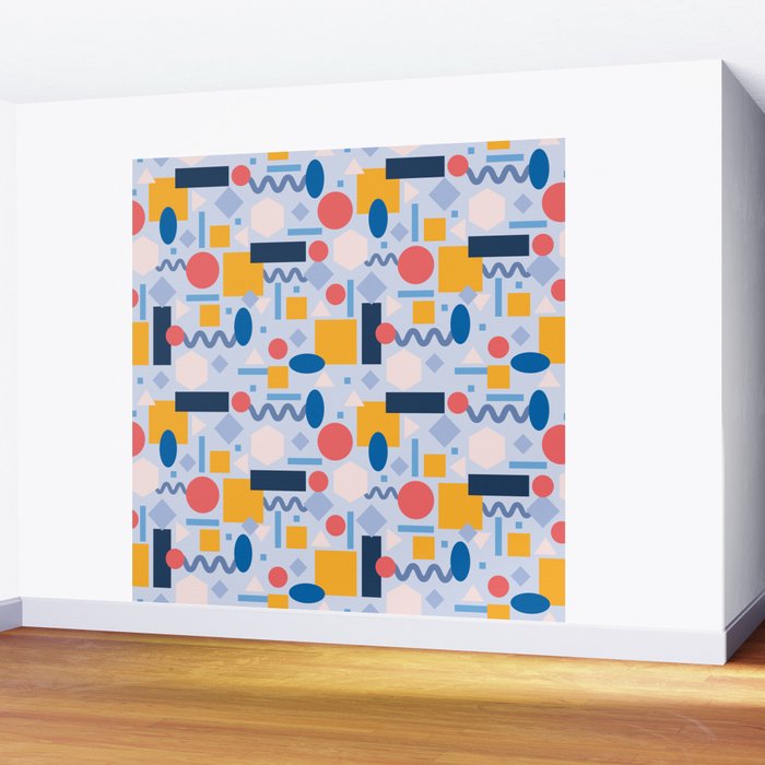 Geometrical Pattern Wall Mural Gallery Image 2