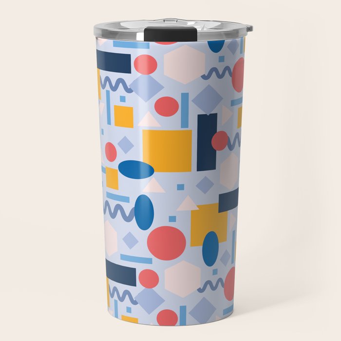Geometrical Pattern Travel Mug Gallery Image 1