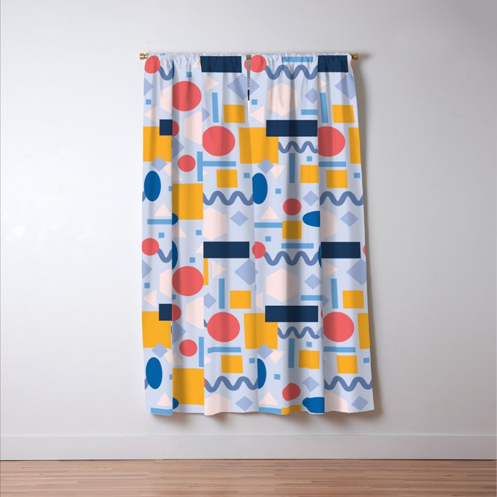 Geometrical Pattern Window Curtain Gallery Image 3