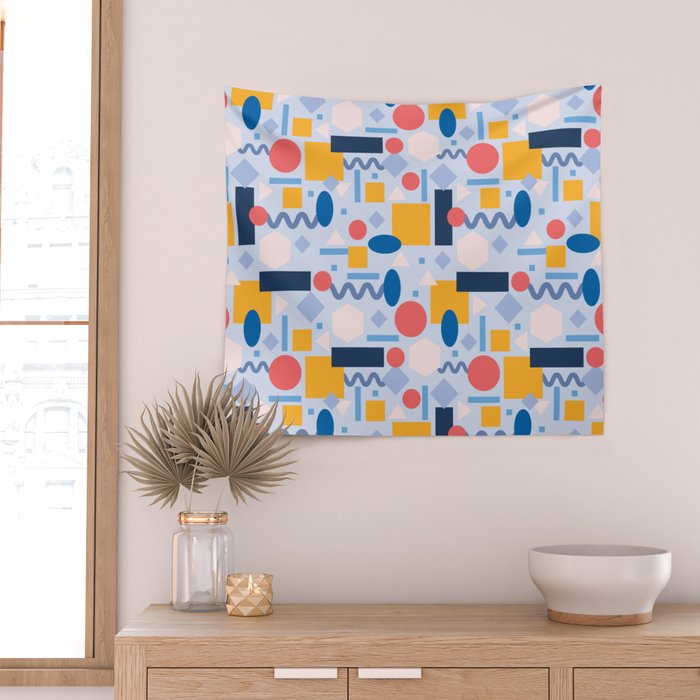 Geometrical Pattern Wall Tapestry Gallery Image 2