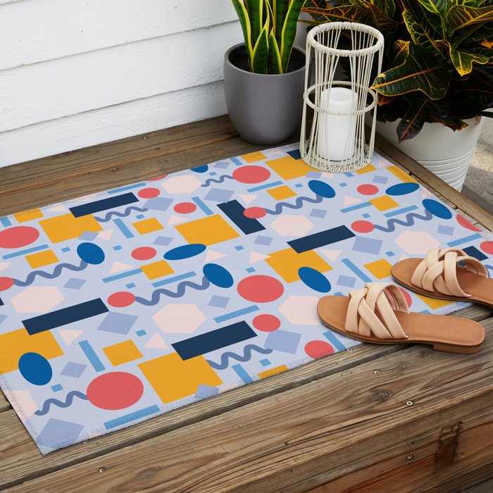 Geometrical Pattern Outdoor Rug Gallery Image 2