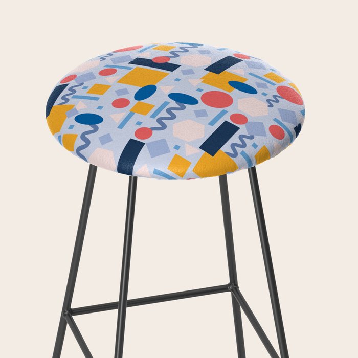 Geometrical Pattern Stool Gallery Image 2