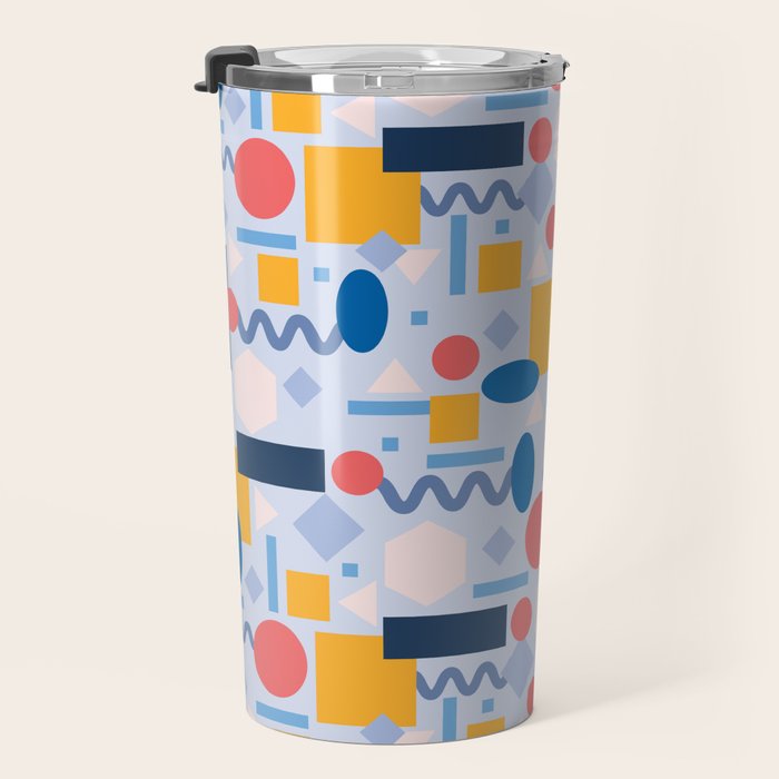 Geometrical Pattern Travel Mug Gallery Image 3