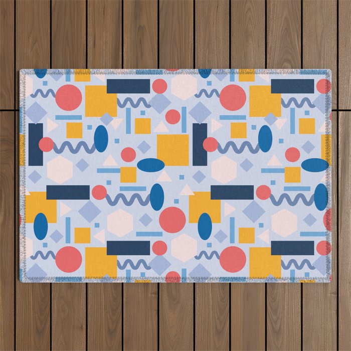 Geometrical Pattern Outdoor Rug Gallery Image 1