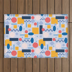 Geometrical Pattern Outdoor Rug Gallery Image 1