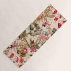 Vintage Summer Garden Yoga Mat Gallery Image 1