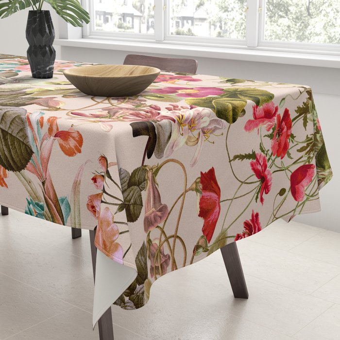 Vintage Summer Garden Tablecloth Gallery Image 3