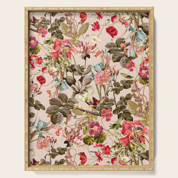 Vintage Summer Garden Serving Tray Gallery Image 1