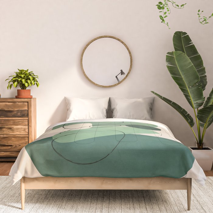 Floating Abstraction 10 Comforter Gallery Image 3