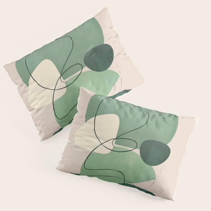 Floating Abstraction 10 Pillow Sham Gallery Image 3