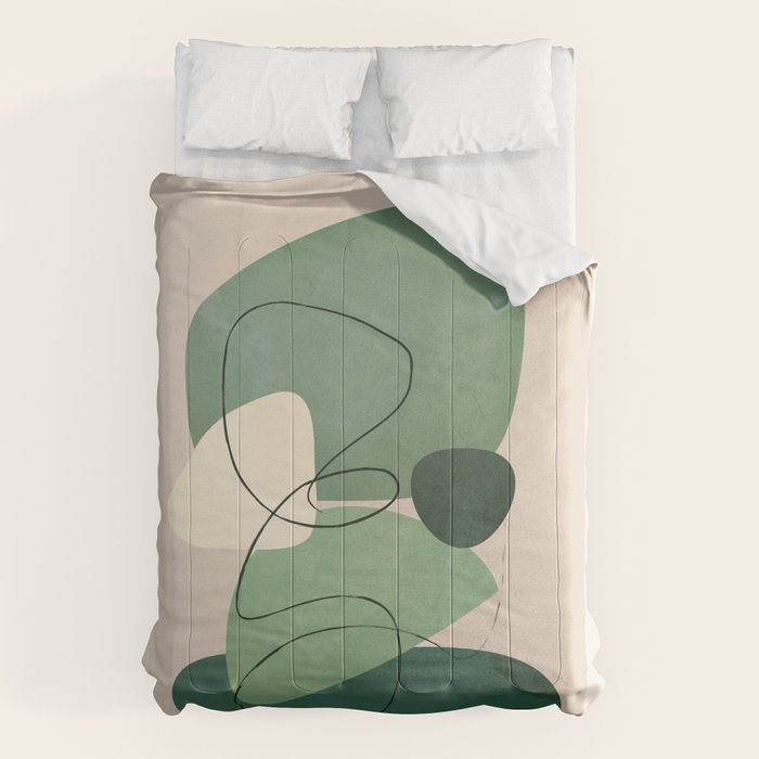 Floating Abstraction 10 Comforter Gallery Image 1