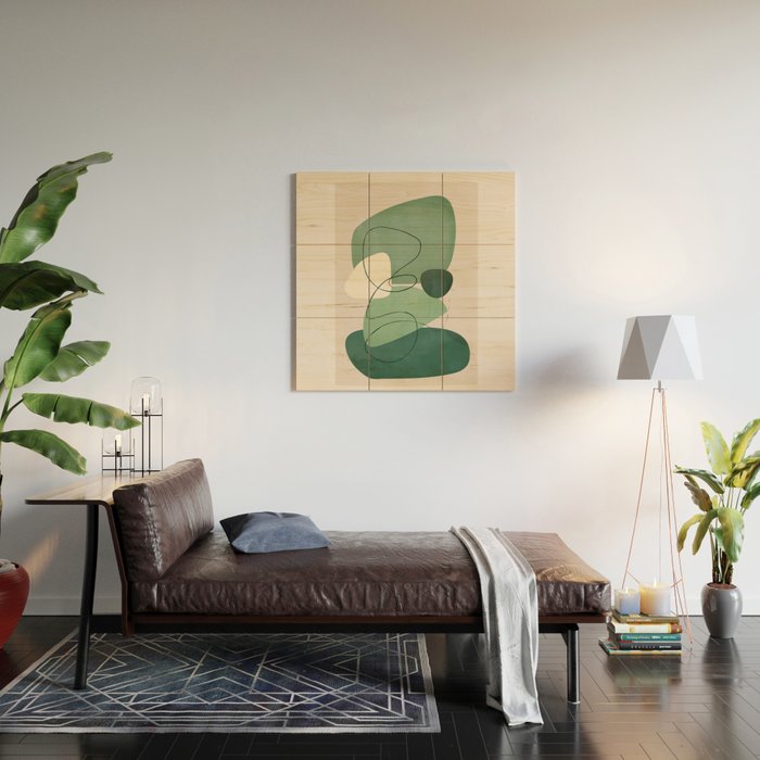 Floating Abstraction 10 Wood Wall Art Gallery Image 2