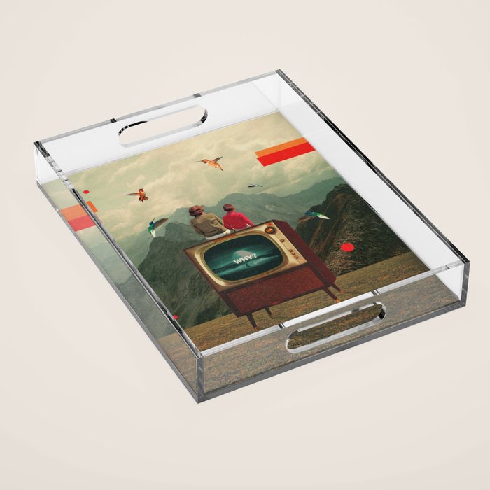 Mother Protect Me from the Sadness of this World Acrylic Tray Gallery Image 1