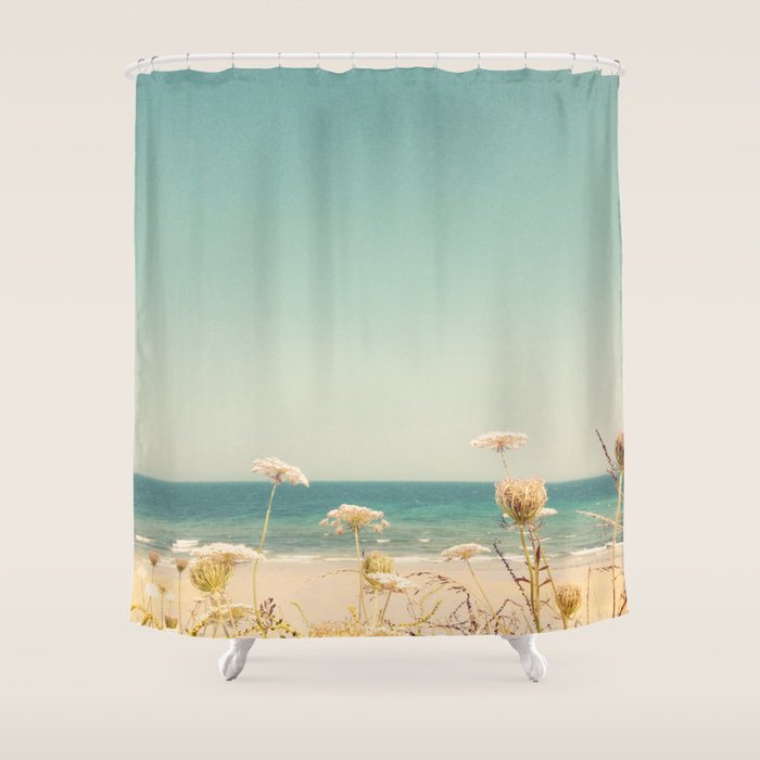 Water and Lace Shower Curtain Gallery Image 1