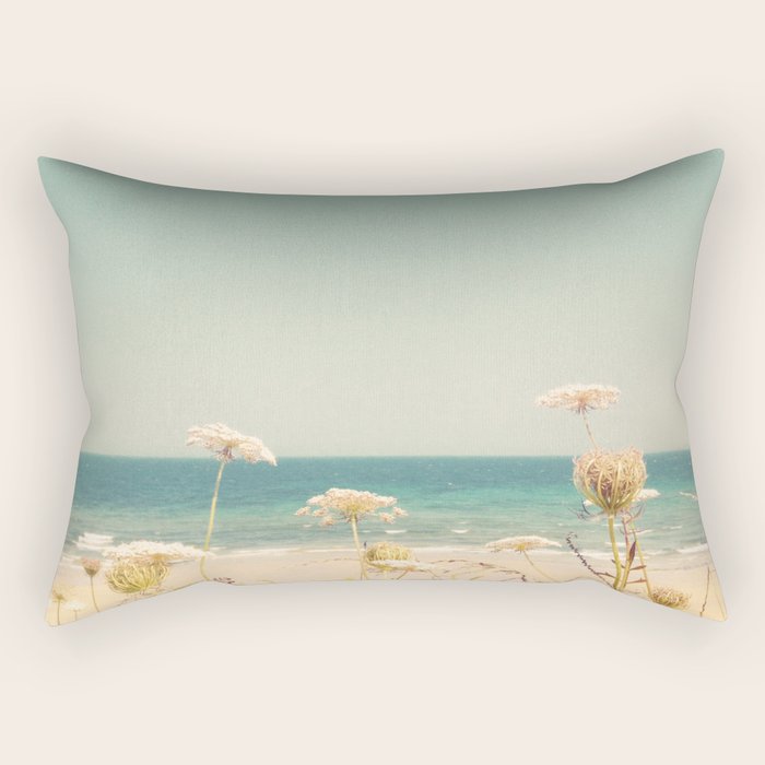 Water and Lace Rectangular Pillow Gallery Image 1
