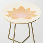 Lotus Flower Minimalism I Side Table Gallery Image 2