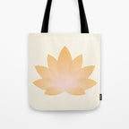 Lotus Flower Minimalism I Tote Bag Gallery Image 1