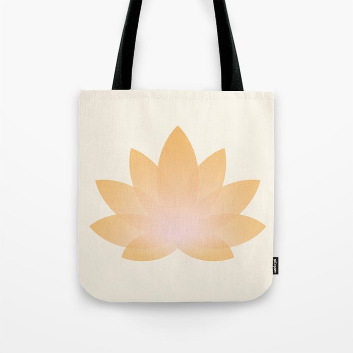 Lotus Flower Minimalism I Tote Bag Gallery Image 1