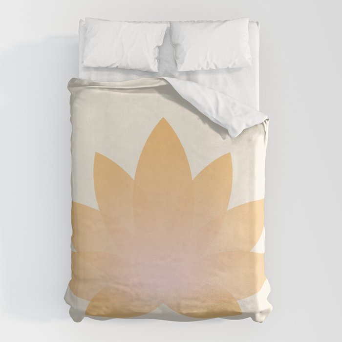 Lotus Flower Minimalism I Duvet Cover Gallery Image 6