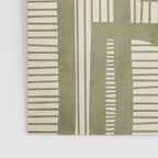 Green Abstract Lines Original Art Work  Poster Gallery Image 3