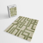 Green Abstract Lines Original Art Work  Jigsaw Puzzle Gallery Image 2