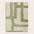 Green Abstract Lines Original Art Work  Notebook Gallery Image 4