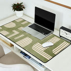 Green Abstract Lines Original Art Work  Desk Mat Gallery Image 2