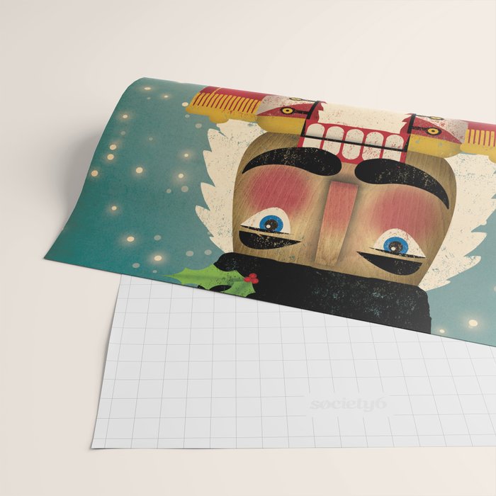 Red Nutcracker 2021 Wrapping Paper Gallery Image 2