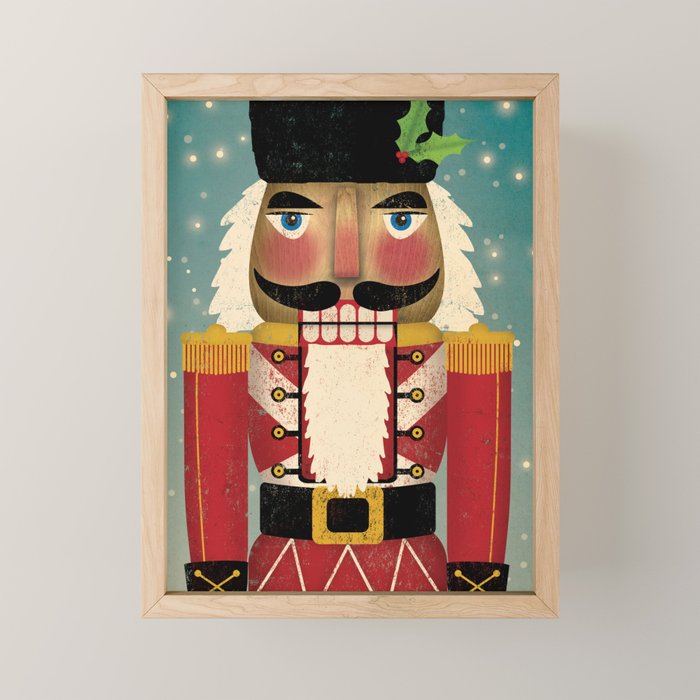 Red Nutcracker 2021 Mini Art Print Gallery Image 1