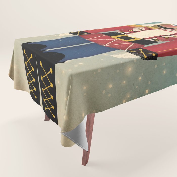 Red Nutcracker 2021 Tablecloth Gallery Image 1