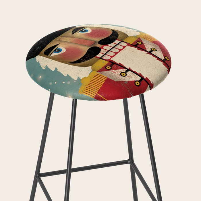 Red Nutcracker 2021 Stool Gallery Image 2