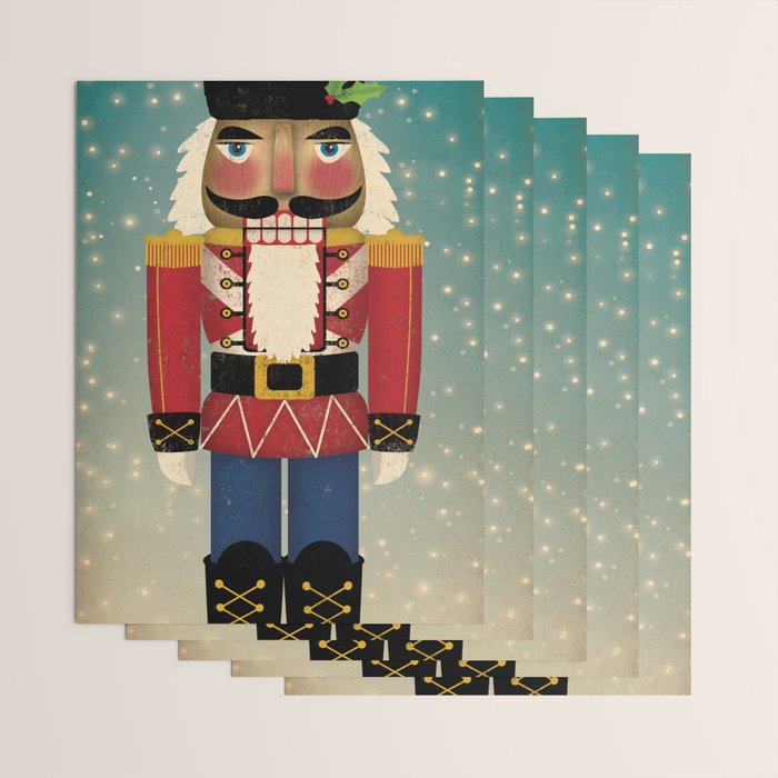 Red Nutcracker 2021 Wrapping Paper Gallery Image 3