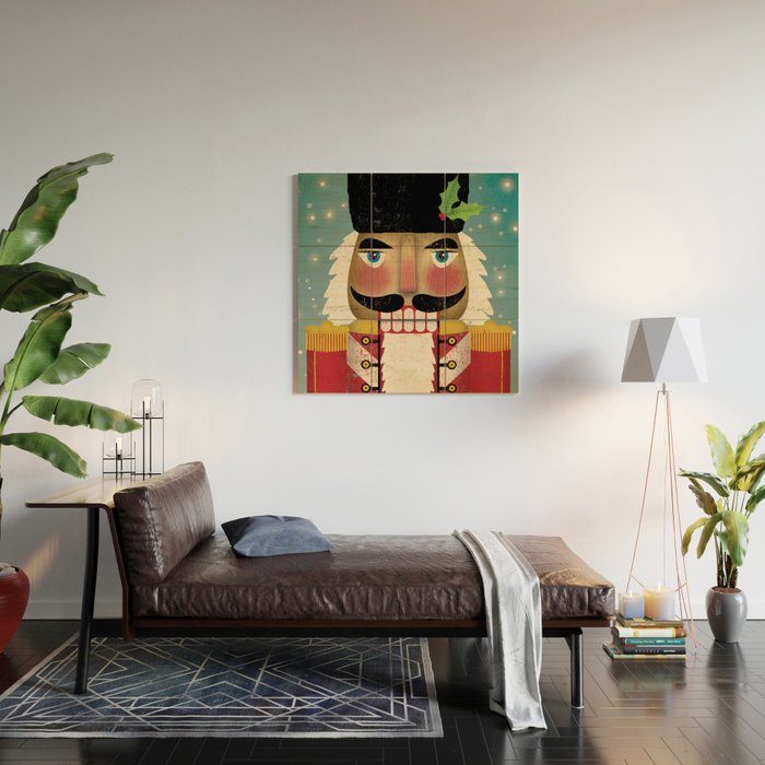 Red Nutcracker 2021 Wood Wall Art Gallery Image 2