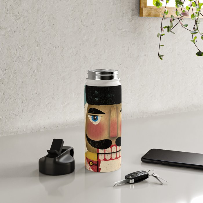 Red Nutcracker 2021 Water Bottle Gallery Image 4