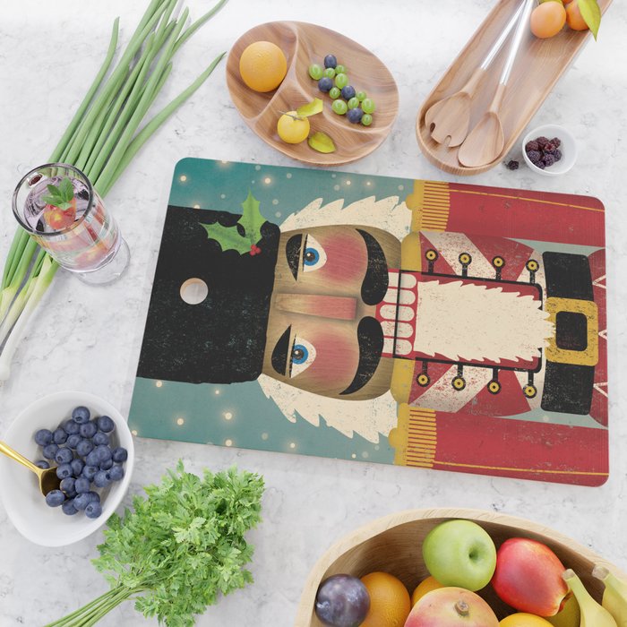 Red Nutcracker 2021 Cutting Board Gallery Image 2
