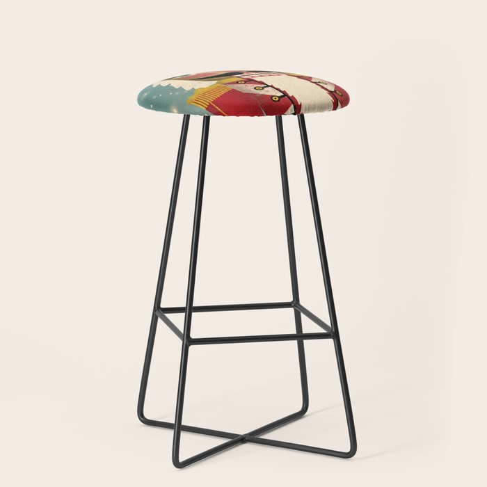 Red Nutcracker 2021 Stool Gallery Image 1