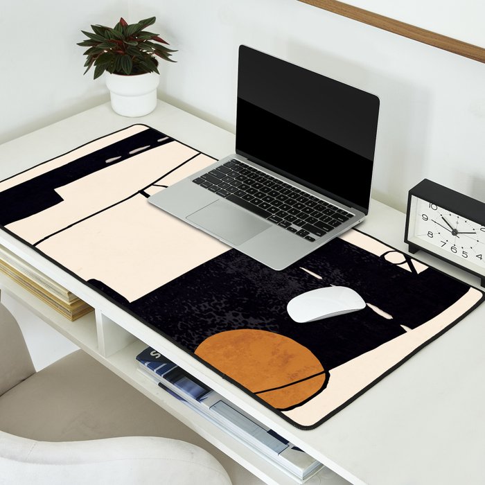 Abstract Face 55 Desk Mat Gallery Image 2