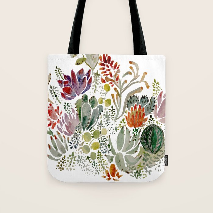 Succulents  Tote Bag Gallery Image 1