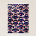 Hypnotized - vintage violet  Stationery Card Gallery Image 2