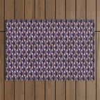 Hypnotized - vintage violet  Outdoor Rug Gallery Image 1