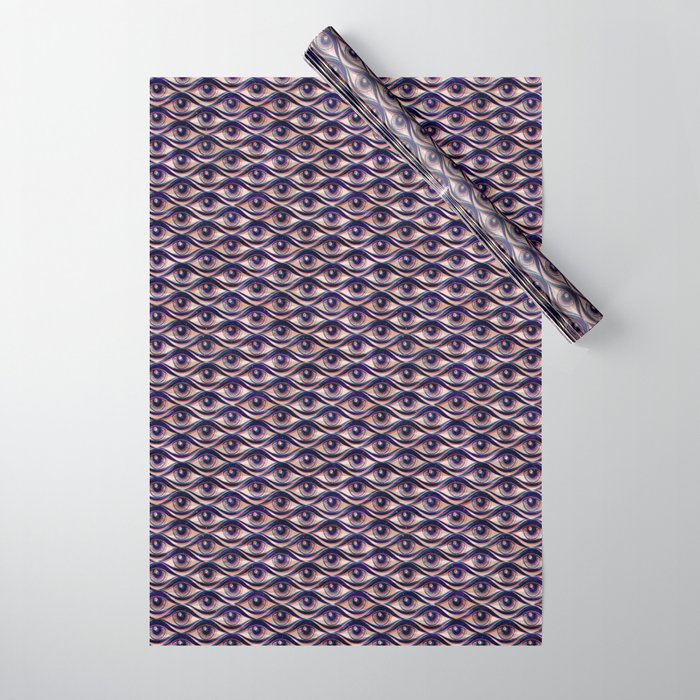 Hypnotized - vintage violet  Wrapping Paper Gallery Image 1