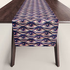 Hypnotized - vintage violet  Table Runner Gallery Image 1