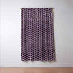 Hypnotized - vintage violet  Window Curtain Gallery Image 3