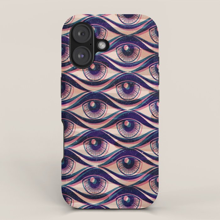 Hypnotized - vintage violet  iPhone Case Gallery Image 1