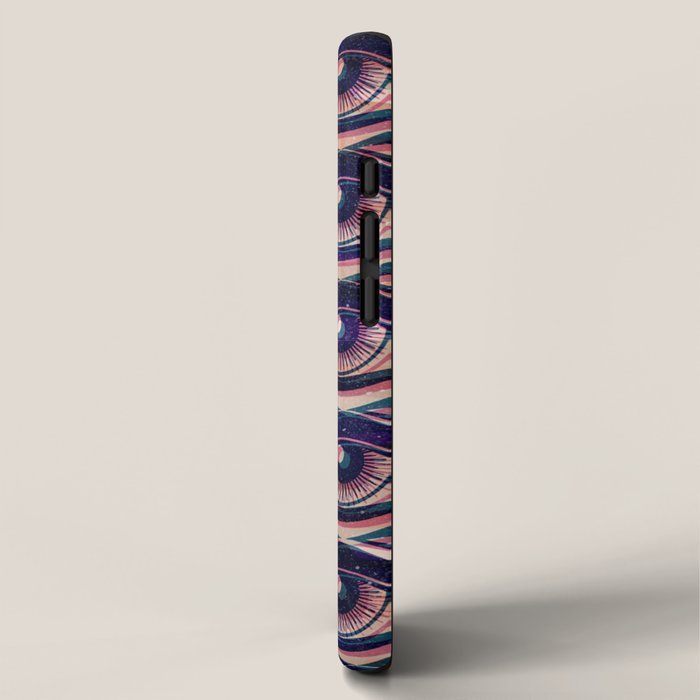Hypnotized - vintage violet  iPhone Case Gallery Image 2