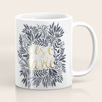 C'est la Vie - Grey & Gold Coffee Mug Gallery Image 1