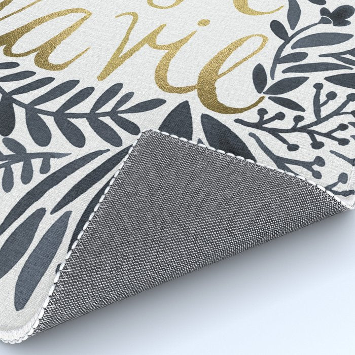 C'est la Vie - Grey & Gold Rug Gallery Image 4